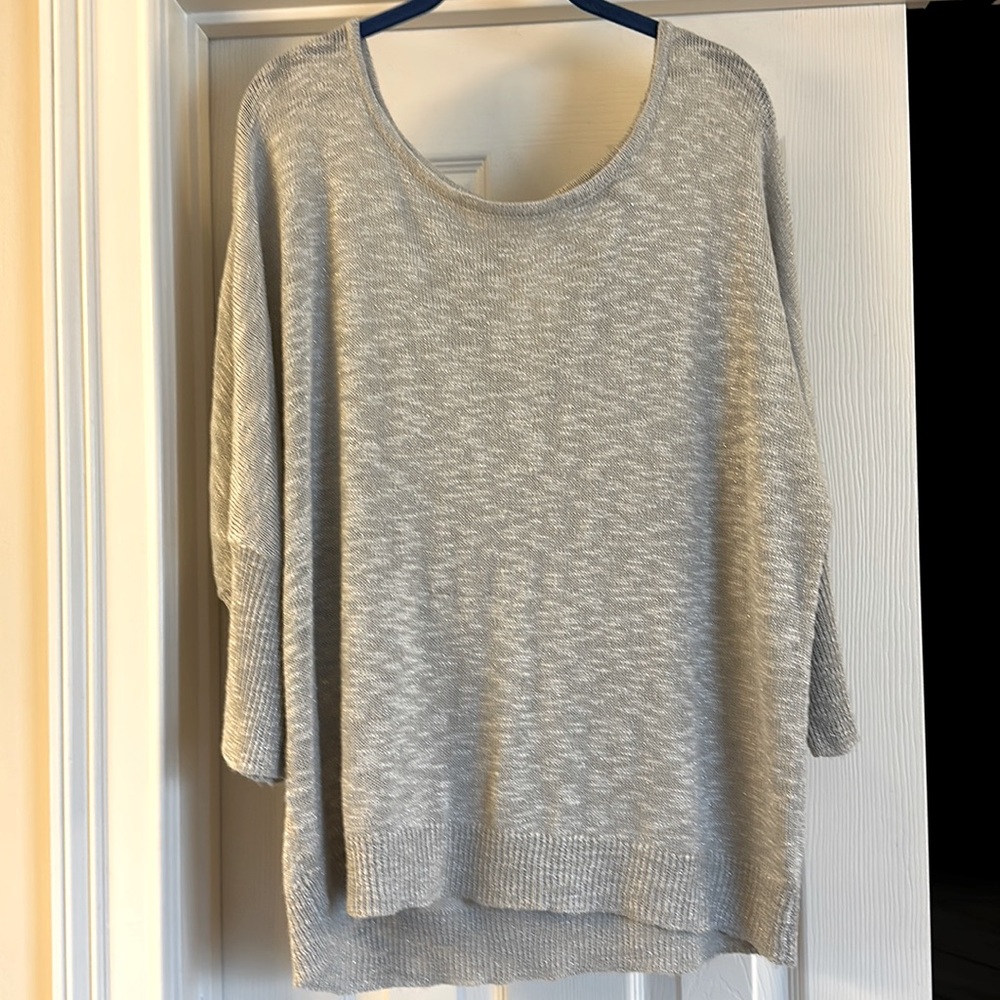 Silver lightweight sweater